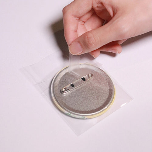 Thick 20C Badge Protection Sleeve CPP Clear Self-Adhesive Bags (20 pcs)