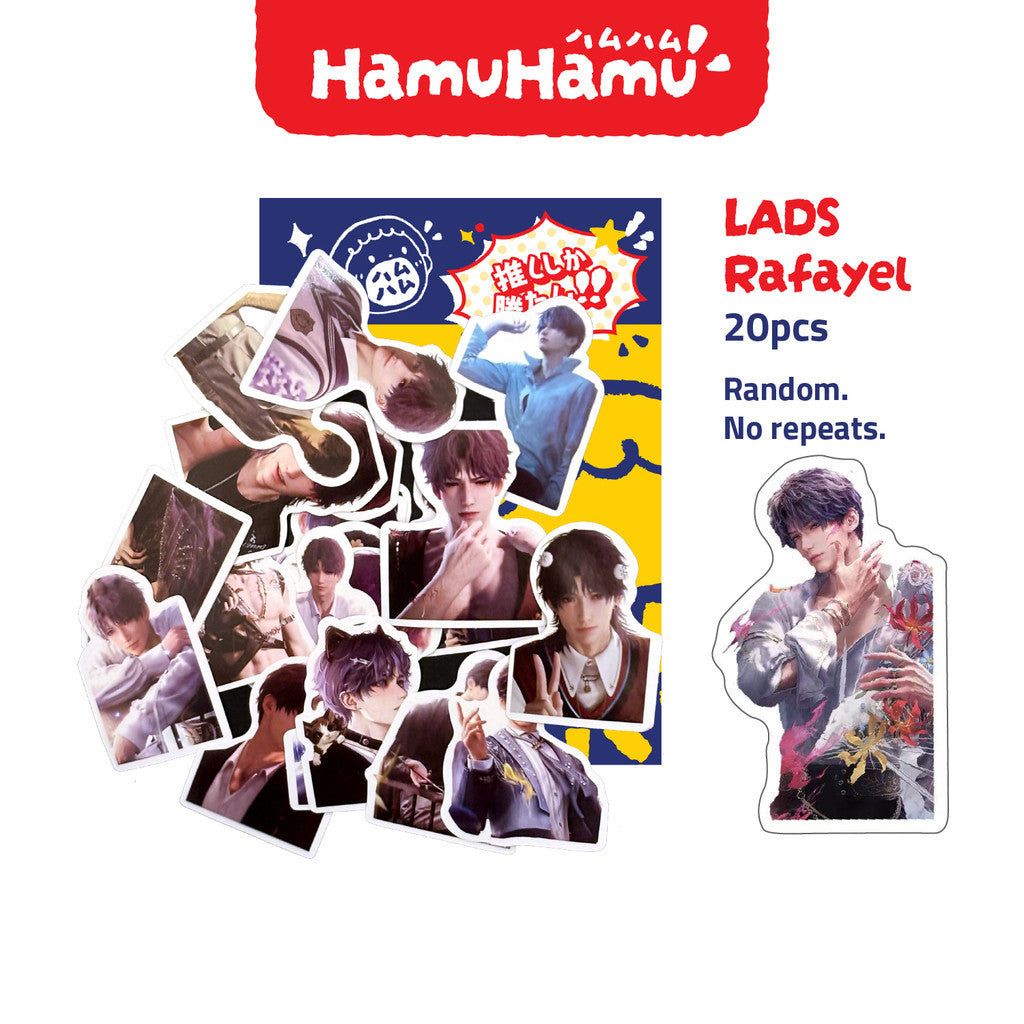 HamuHamu Anime/Game Aesthetic Sticker Pack (20 Pieces No Repeats)