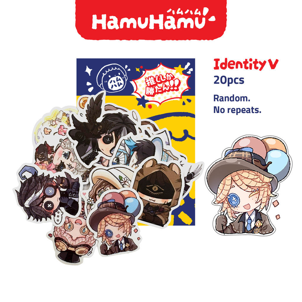 HamuHamu Anime/Game Aesthetic Sticker Pack (20 Pieces No Repeats)