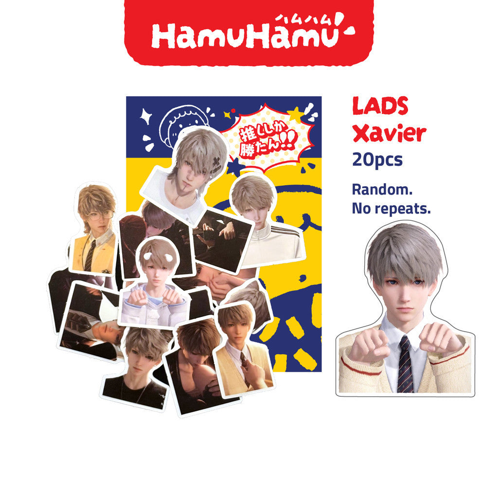 HamuHamu Anime/Game Aesthetic Sticker Pack (20 Pieces No Repeats)